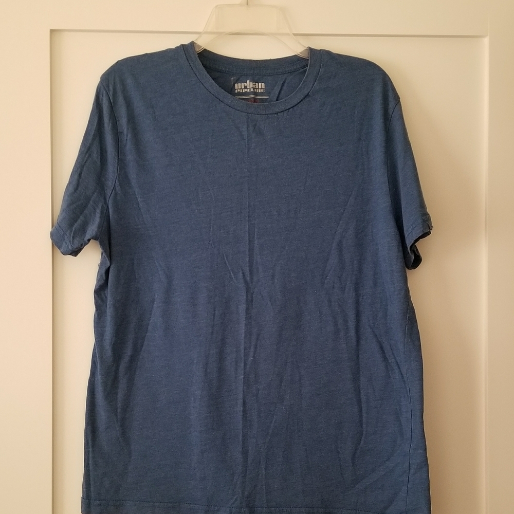 Mens Plain Blue Short Sleeve T-Shirt